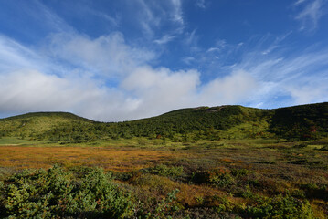 Fototapeta premium Climbing Mount Issaikyo, Tochigi, Japan