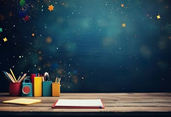 welcome Back To School, School Supplies, School composition