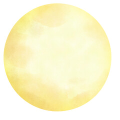 Watercolor full moon