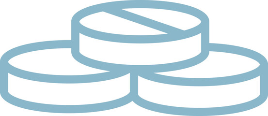 Pill pharmacy medicine icon. Health care tablet antibiotic sign. Medical pills symbol.