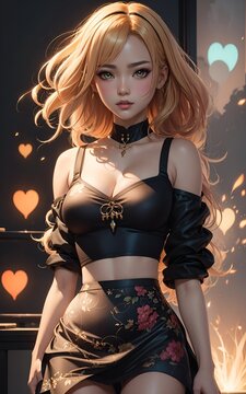 An Outfit for Girls art - Ai Generated
