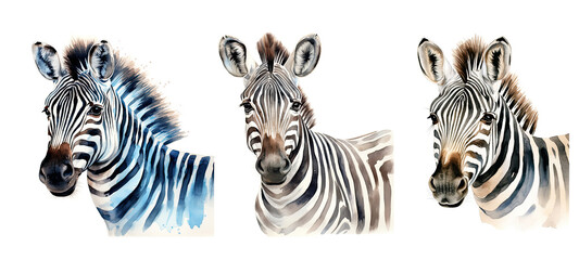 texture zebra watercolor ai generated