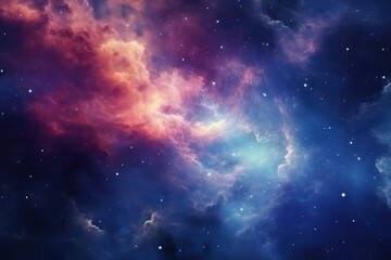 Colorful Space Cloud created with GenAI