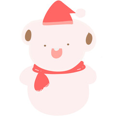 bear with red hat