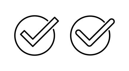 check icon vector. check mark icon. check list button icon.