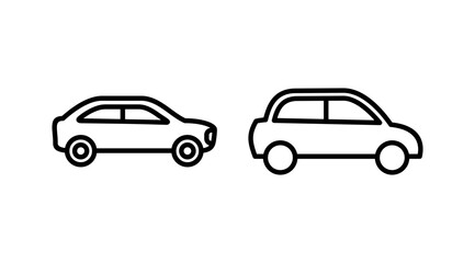 Fototapeta na wymiar Car icon vector. Car sign. sedan