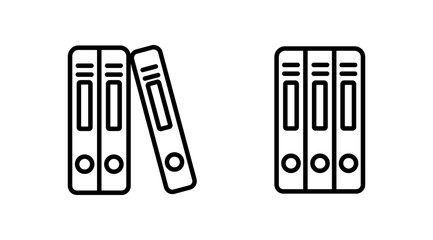 Archive icon vector. archive storage icon vector. folders icon.