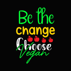 Vegan day T-shirt design,  World Vegan day,  calligraphy for posters, web sites, cards, t shirts, party décor, International november holiday, T-shirt design idea.