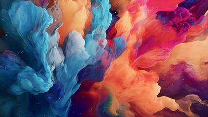 Fototapeta premium abstract watercolor background with watercolor