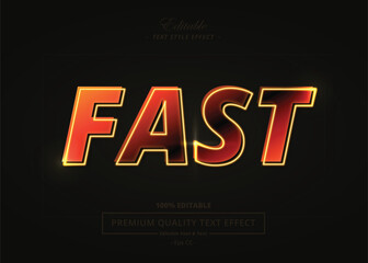 FAST VECTOR TEXT STYLE EFFECT