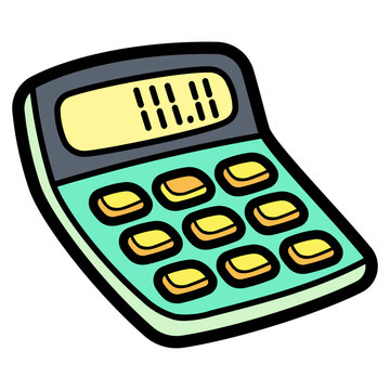 recommend clip art: calculator filled outline icon style