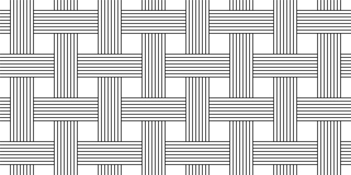 black white woven seamless pattern