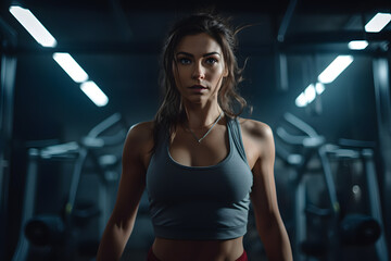 Women's Gym Exercise - Generative AI