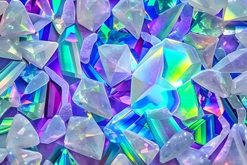 Crystal Gemstone Background,  Crystal Background, Gemstone Background, AI Generative