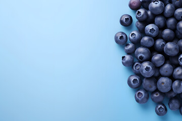 Nutritious and Juicy Blueberries - Generative AI