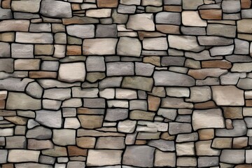Stone Wall Background, Stone Brick Wall Background, Wall Background, Stone Background, AI Generative
