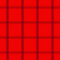 Seamless checkered pattern in red shades for textiles,  fabric, wallpaper, tablecloths, blankets. Checkered print.  Red checkered background