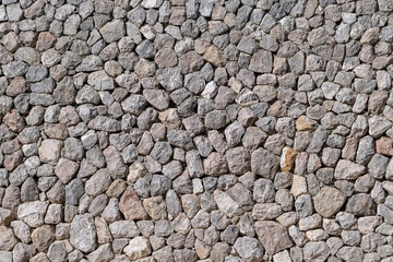 Antique stonewall texture material construction for background.