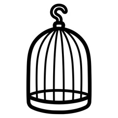 cage line icon style