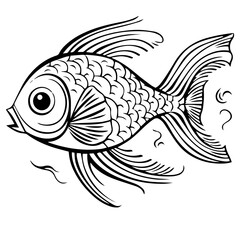 fish silhouette illustration 