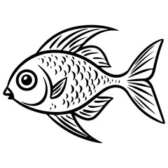 fish silhouette illustration 