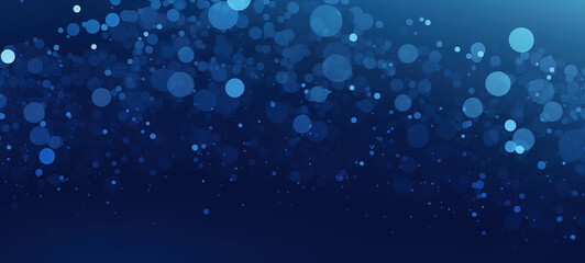 blue abstract background with bubbles, stars and dots