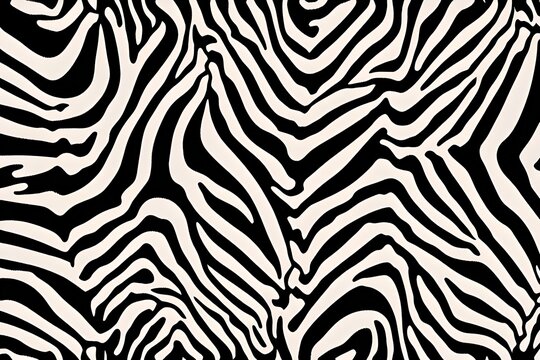 Zebra Skin Background, Zebra Skin Texture, AI Generative