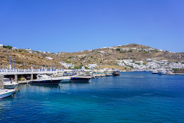 Fototapeta premium Scenic View of Mykonos, Greece