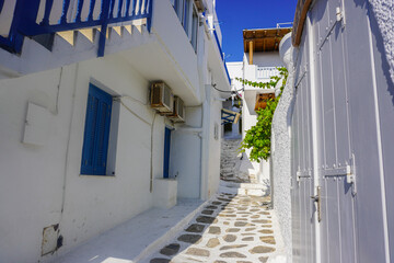 Fototapeta premium Scenic View of Mykonos, Greece