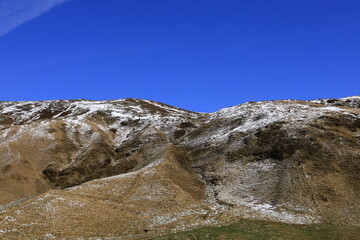 View on a mountain not far from of the village of Vík í Mýrdal located in the south of Iceland