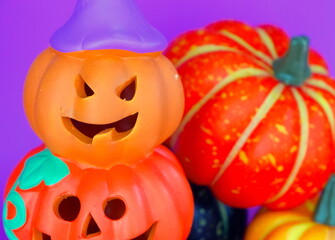 ハロウィンの紫色のイメージ