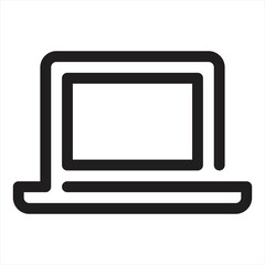 laptop icon. laptop icon design vector.