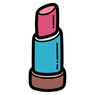 recommend clip art: lipstick filled outline icon style