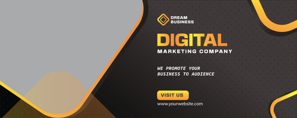 digital banner design template 