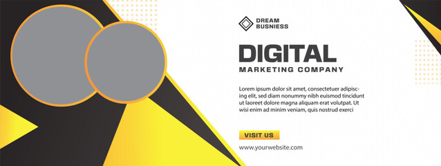 digital banner design template