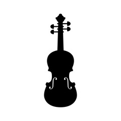 violin icon design flat vector