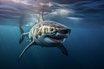 Fototapeta premium shark in the sea