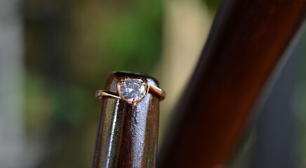 Diamond ring, luxury wedding ring, expensive.
