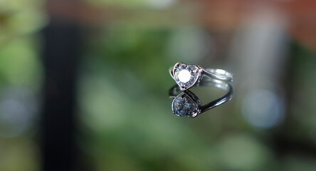 Diamond ring, luxury wedding ring, expensive.