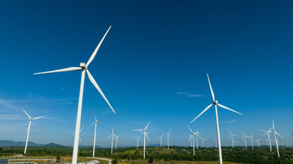 Wind Turbine Farm, Sustainable Energy.