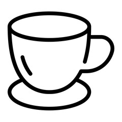 coffee line icon