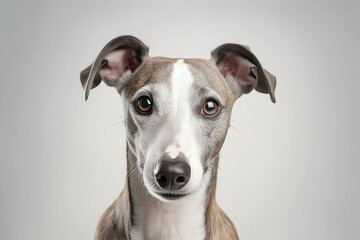Portrait of a Whippet dog