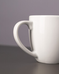 light mug for coffee or tea, cruno handle