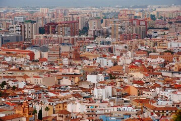 Fototapeta premium Malaga City Buildings View