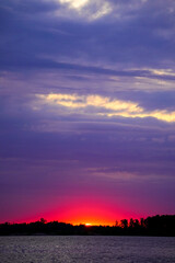 Violet Skied Sunset
