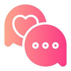 chat gradient icon
