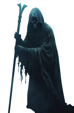 hooded demon of death. the afterlife. transparent PNG