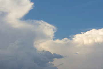 blue and white sky background