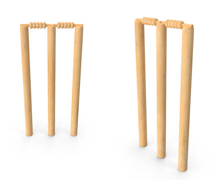 cricket wicket on transparent background