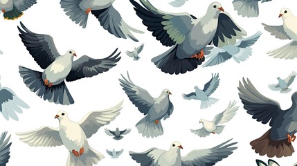 Obraz premium set of birds